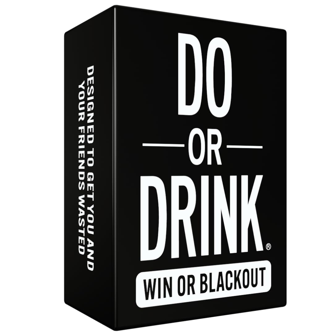 Do or Drink - Drinking Card Game for Adults - Fun & Dirty Party - Dare or Shots for Pre Drinks, Stag Parties, Hen's Night - Funny & Beyond for Men & Women