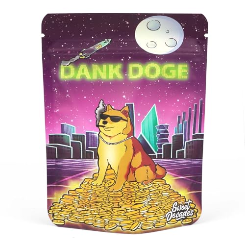 100Pcs Mylar Bags 3.5g, Resealable Cali Packs 3.5g, Smell Food Grade Plastic Bags for Snacks, Jewelry, Coffee, Tea, Small Ziplock Cali Bag (10x13cm)