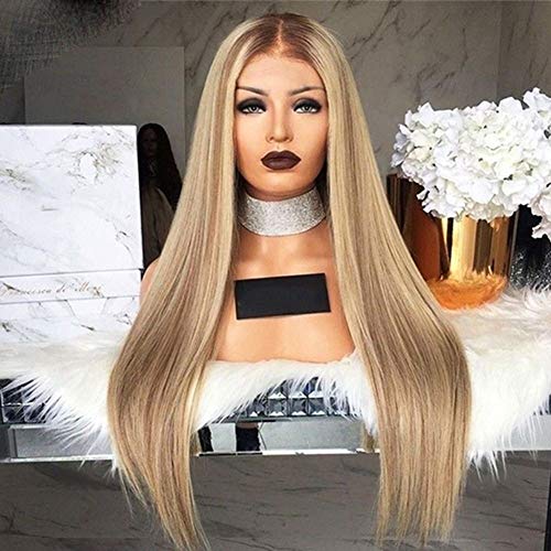 toataLOpen Perucas femininas modernas, perucas femininas loiras resistentes ao calor, cabelo sintéti