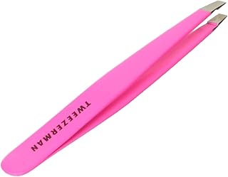 Tweezerman Professional Slant Tweezer Neon Pink, 1 Count