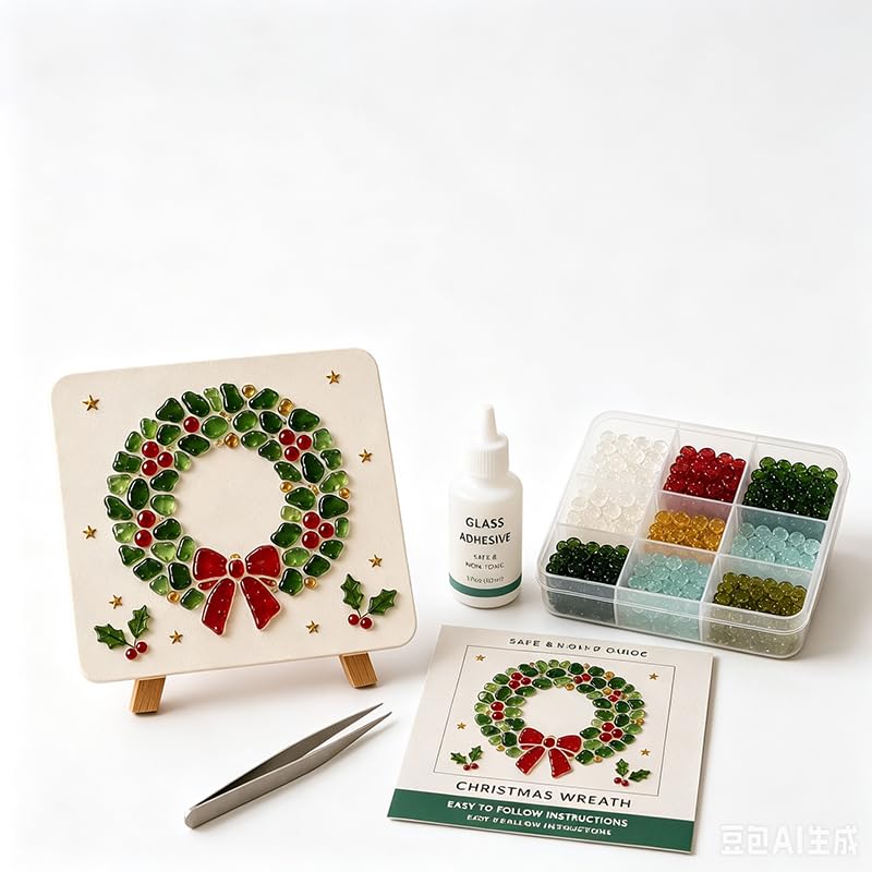 Mosaic Art Kit | DIY Mosaic Bead Craft Kits for Kids Adults
