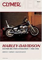 Harley-Davidson FLT/FXR Big-twin Evolution, 1984-94: Clymer Workshop Manual (Clymer Motorcycle Repair) 0892876336 Book Cover