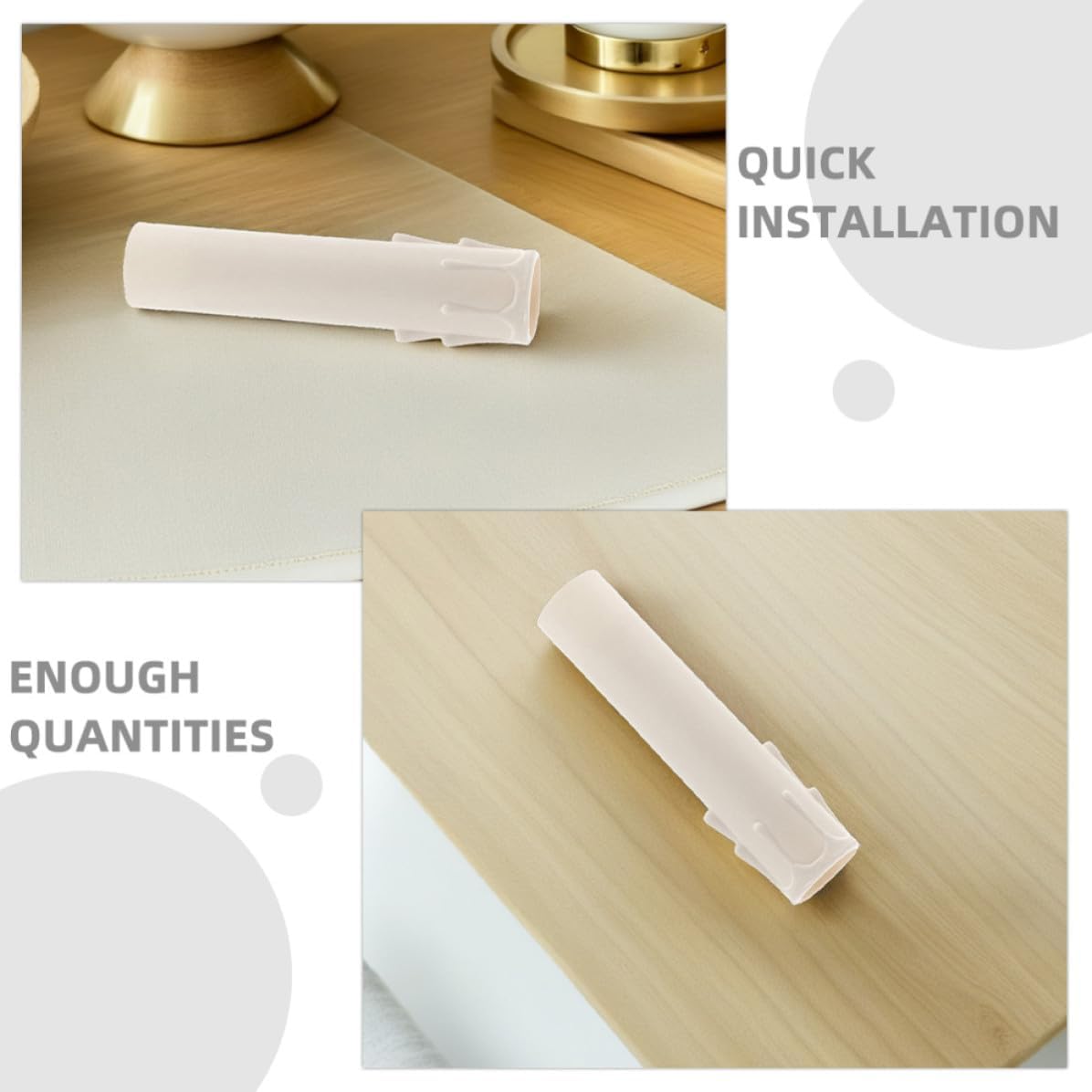 15pcs Plastic Candle Covers for Chandelier Socket Drip Protection Teardrop Shape Sleeves Versatile Use White Candle Socket Covers for Home Decoration