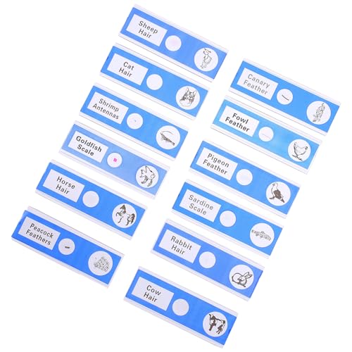 jojofuny 12個 向け顕微鏡用プレパラート 動物標入り 生物学教育 理科実験用 学生ホームスクール対応