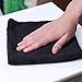 CARTMAN 14 x 14 Inch, 30 Pack, 280GSM Microfiber Cleaning Cloths, Non-Abrasive, Reusable and Washable, All Purpose Cleaning Towels for Household, Car Washing, Drying & Auto Detailing, Black
