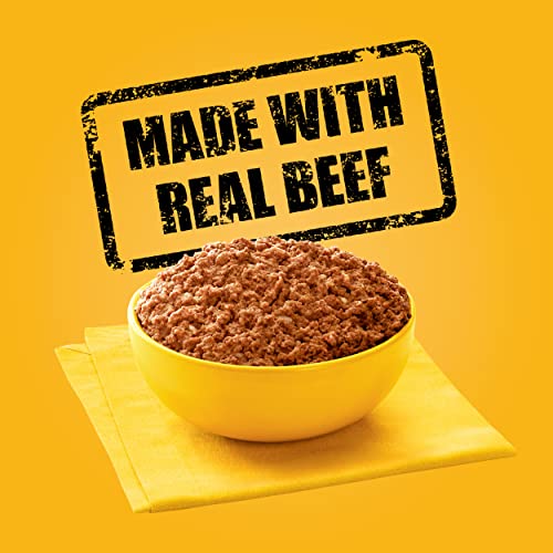 Pedigree Chopped Ground Dinner Adult Canned Soft Wet Dog Food With Beef, 13.2 Oz. Cans 12 Pack #TOP4