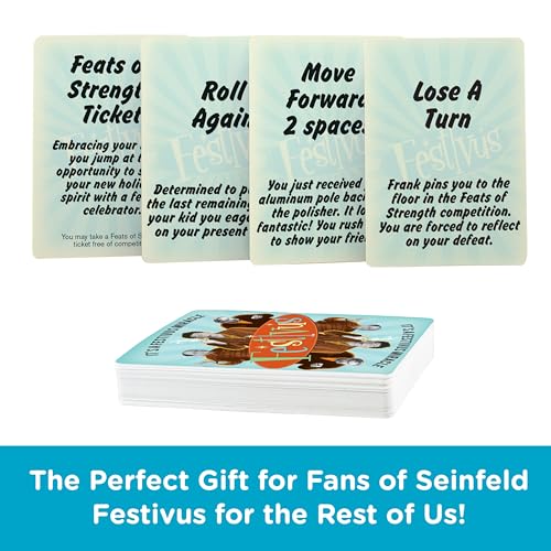 Juego de Mesa Aquarius Seinfeld Festivus - Juego Temático de la Serie Televisiva Seinfeld - Regalo Familiar Divertido para Niños y Adultos - Merchandising y Coleccionables Oficialmente Licenciados de Seinfeld miniatura 4