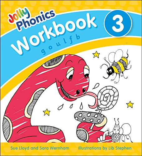 Jolly Phonics Workbook 3: in Precursive Letters (British English edition) (Jolly Phonics Workbooks, set of 1–7)