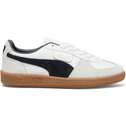 PUMA Womens Palermo Lace Up Sneakers Shoes Casual - White
