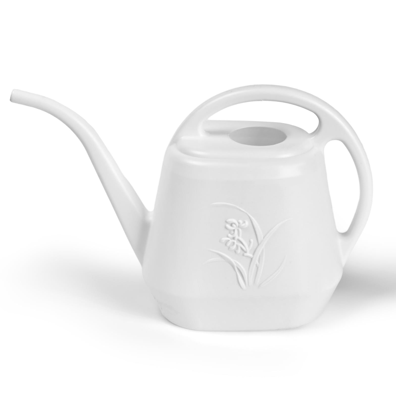 Watering Can for Home Garden - White Color - 1/2 Gallon