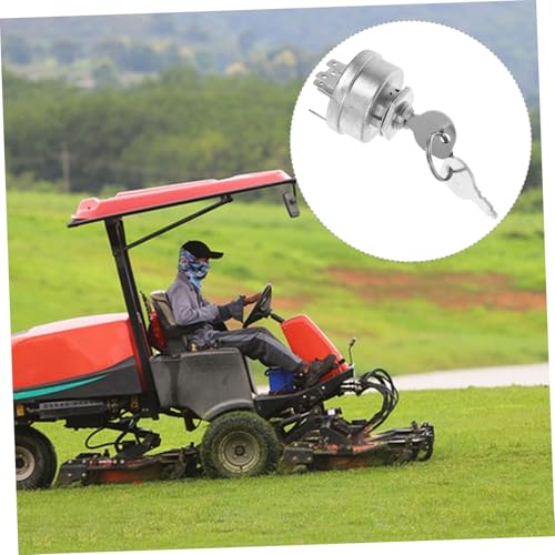 Interruptor de arranque con llaves compatible con motor de segadora de hierba 6