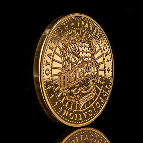 Merchoid Harry Potter Collection : Hufflepuff Édition limitée Pièce de monnaie numérotée Doré – vue 4