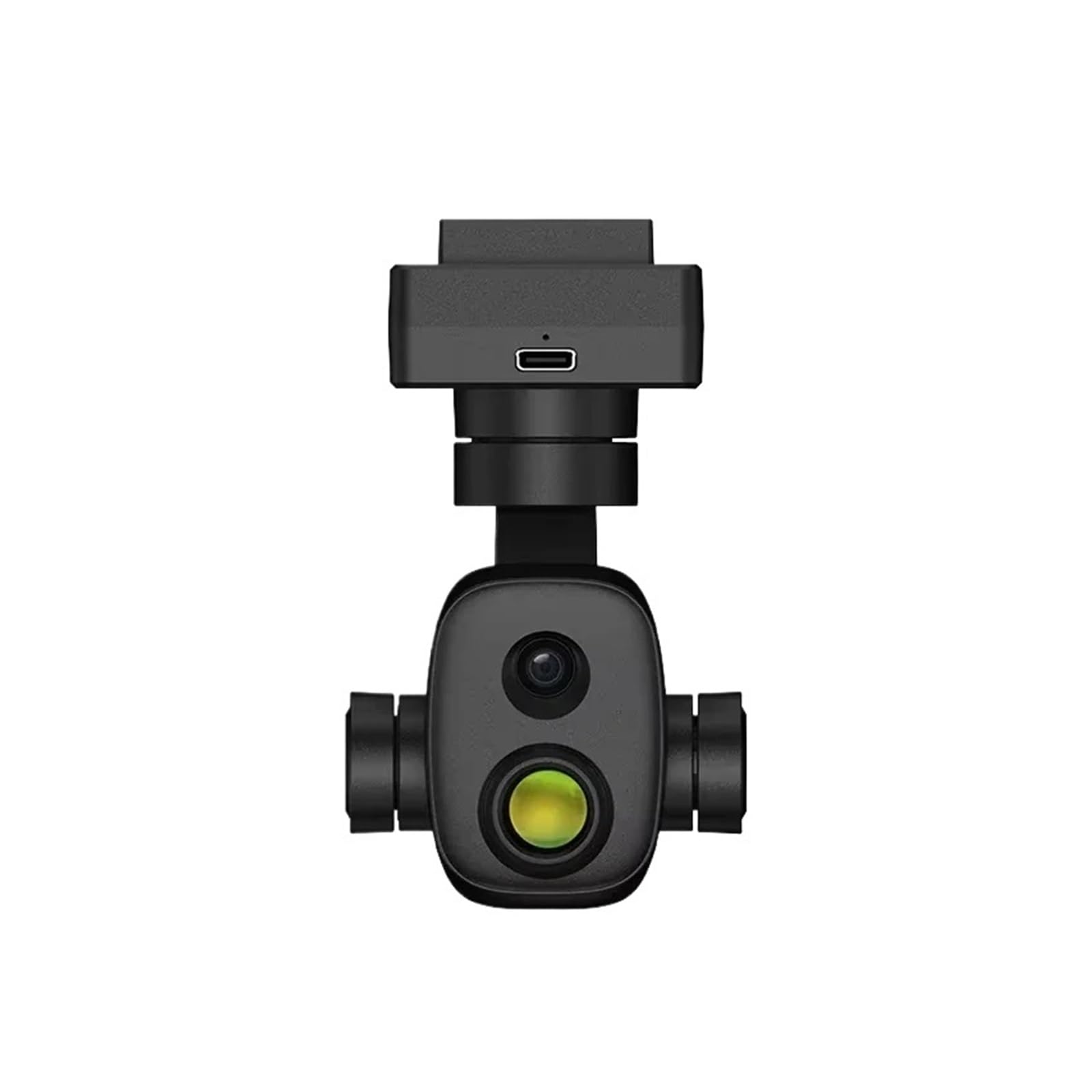 6 ejes 4K 8MP Drone cardán cámara 6X zoom imagen dual | Módulo de luz dual con funciones de imagen visible y térmica.