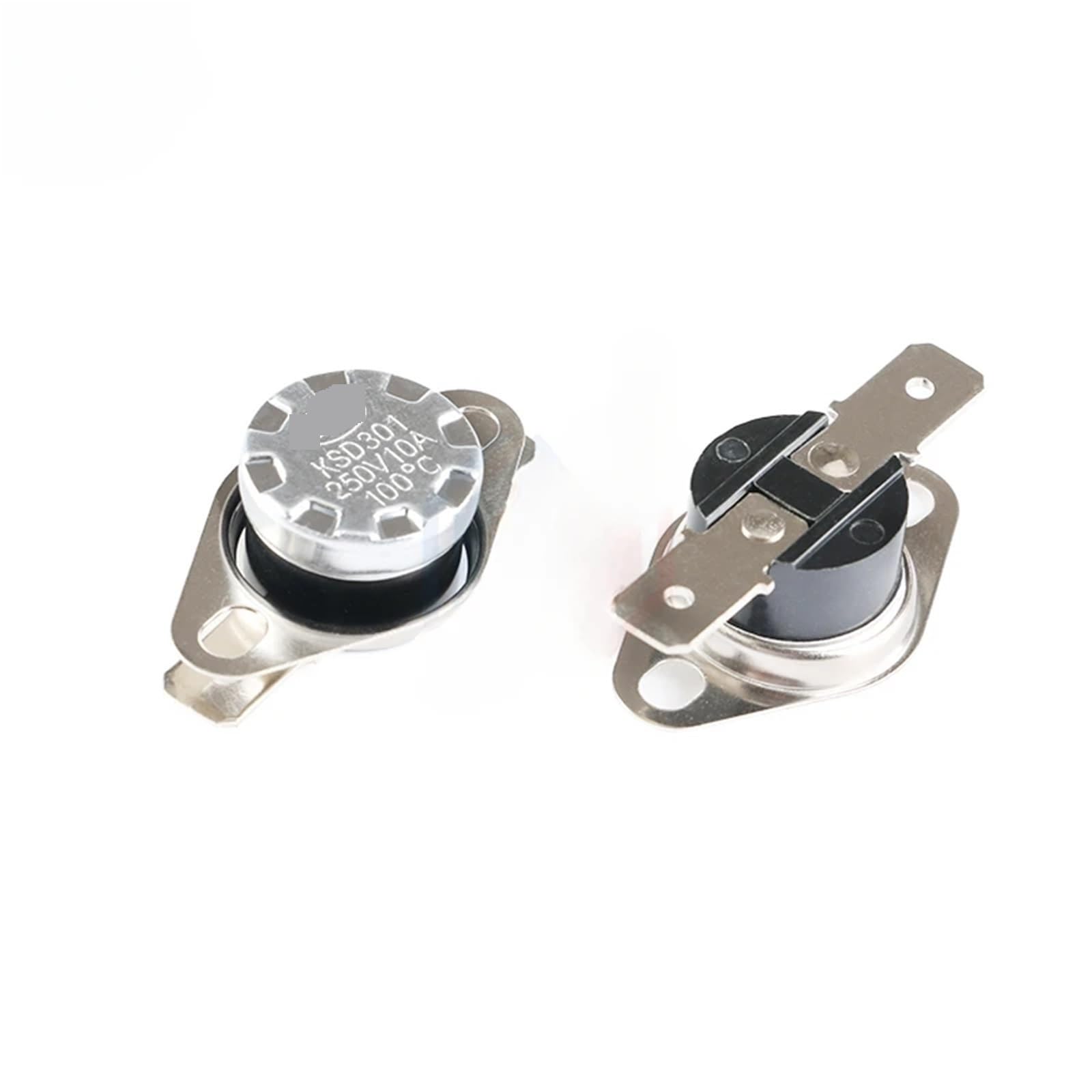 2Pcs KSD301 250V 10A 40~160 degree Normally Open/Normally Closed Temperature Switch Thermostat(70 degree celsius,Open)