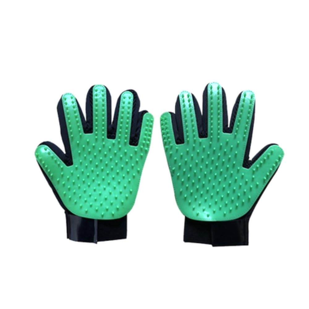 Gladdys Pet Grooming Gloves, Cleaning Gloves Multifunction, Dog Grooming Gloves, Washing Up Gloves Large, Bathing and Massaging Gloves for Dogs and Cats (Green) (B0CNH5G81F) Amazon Price History, Amazon Price Tracker