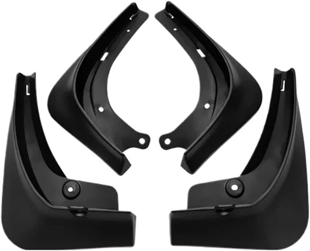 RSCBB 4 Pcs Car Mud Flaps Splash Guards for Tesla Model 3 2023 2024, Easy Installation Mudguards Front Rear Mud Flaps Splashproof Waterproof Car Accessories,A