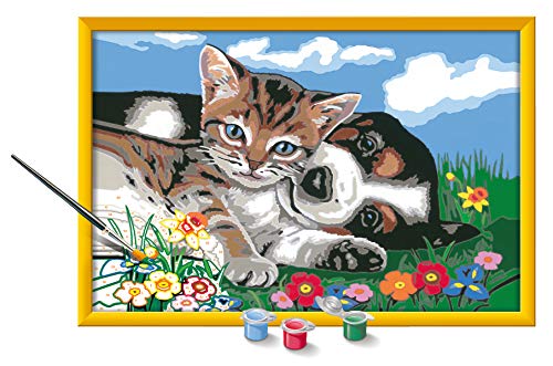 Ravensburger Malen nach Zahlen 28910 - Tierfreundschaft - Für Kinder ab 7 Jahren – Bild 4