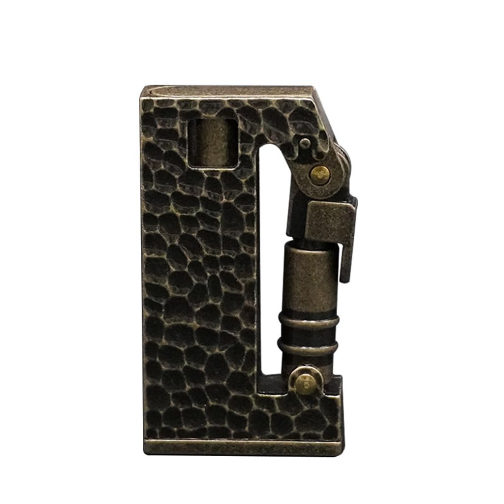 Portable Vintage Kerosene Petrol Lighter, Stylish Oil Refillable Lighter, Retro Creative Kerosene Unique Lighter Petrol Lighters for Men (Kerosene Not Included)