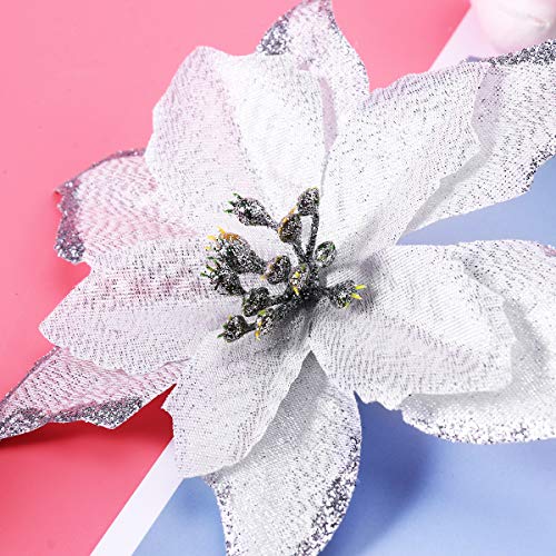 Fiori per albero di natale OULII Fiori artificiali...