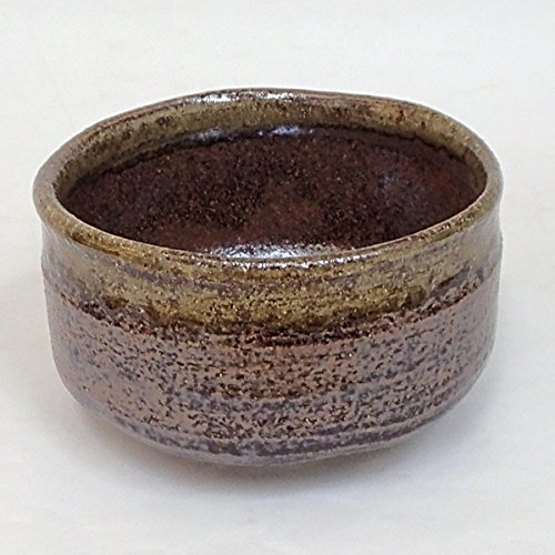 抹茶茶碗 備前流し 美濃焼 土物 25d40928 : Home & Kitchen