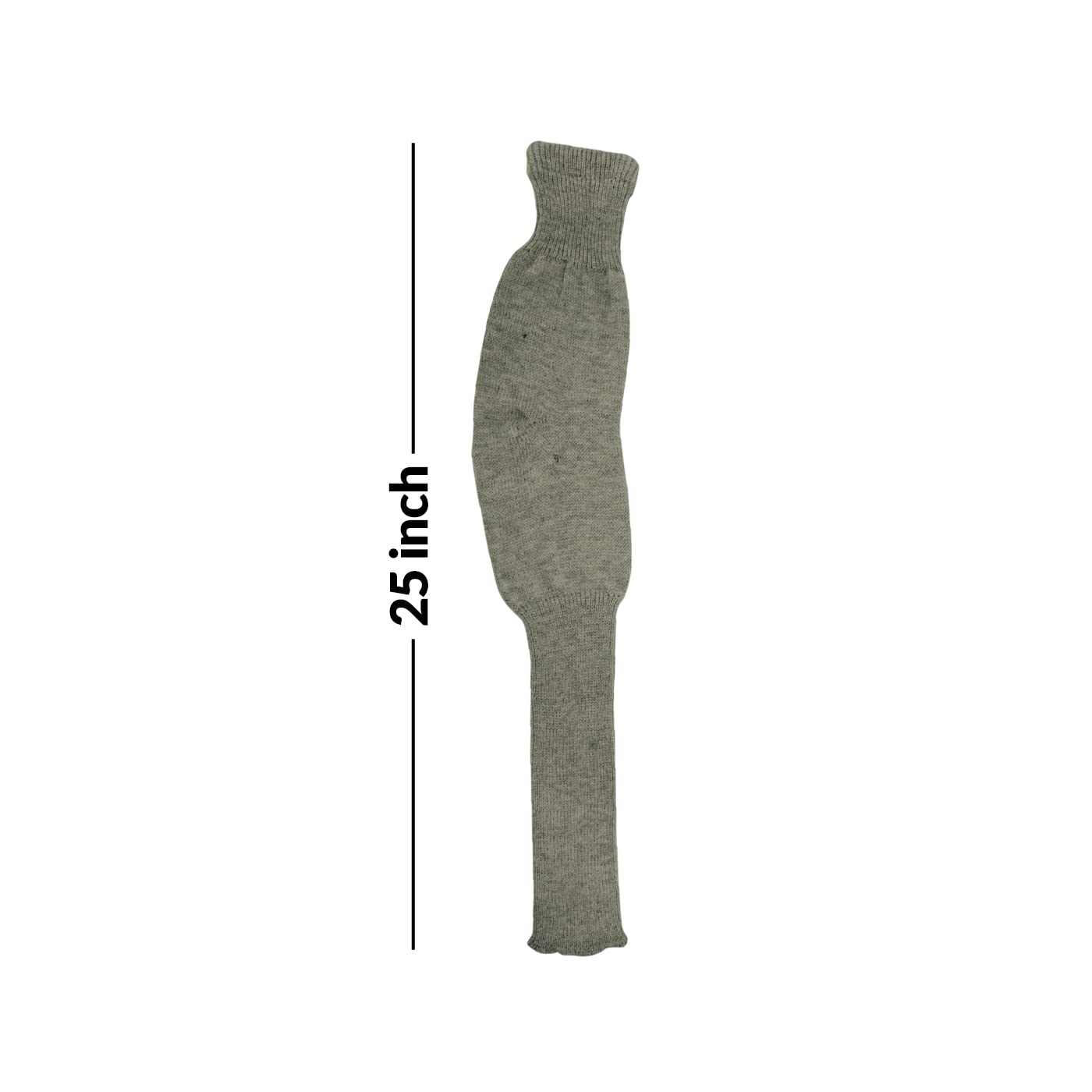 EKAN Women Winter Warm Long Leg Warmers Over Knee High Footless Socks 1 Pair (25 Inch Grey) - Image 2 thumbnail