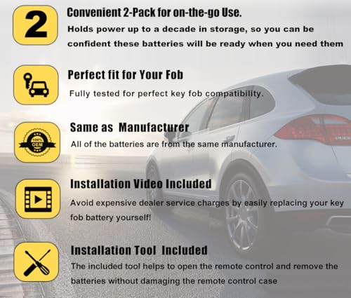 Pinochi CR1616 Key Fob Battery