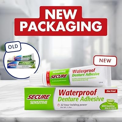 Secure Denture Adhsv,Sens