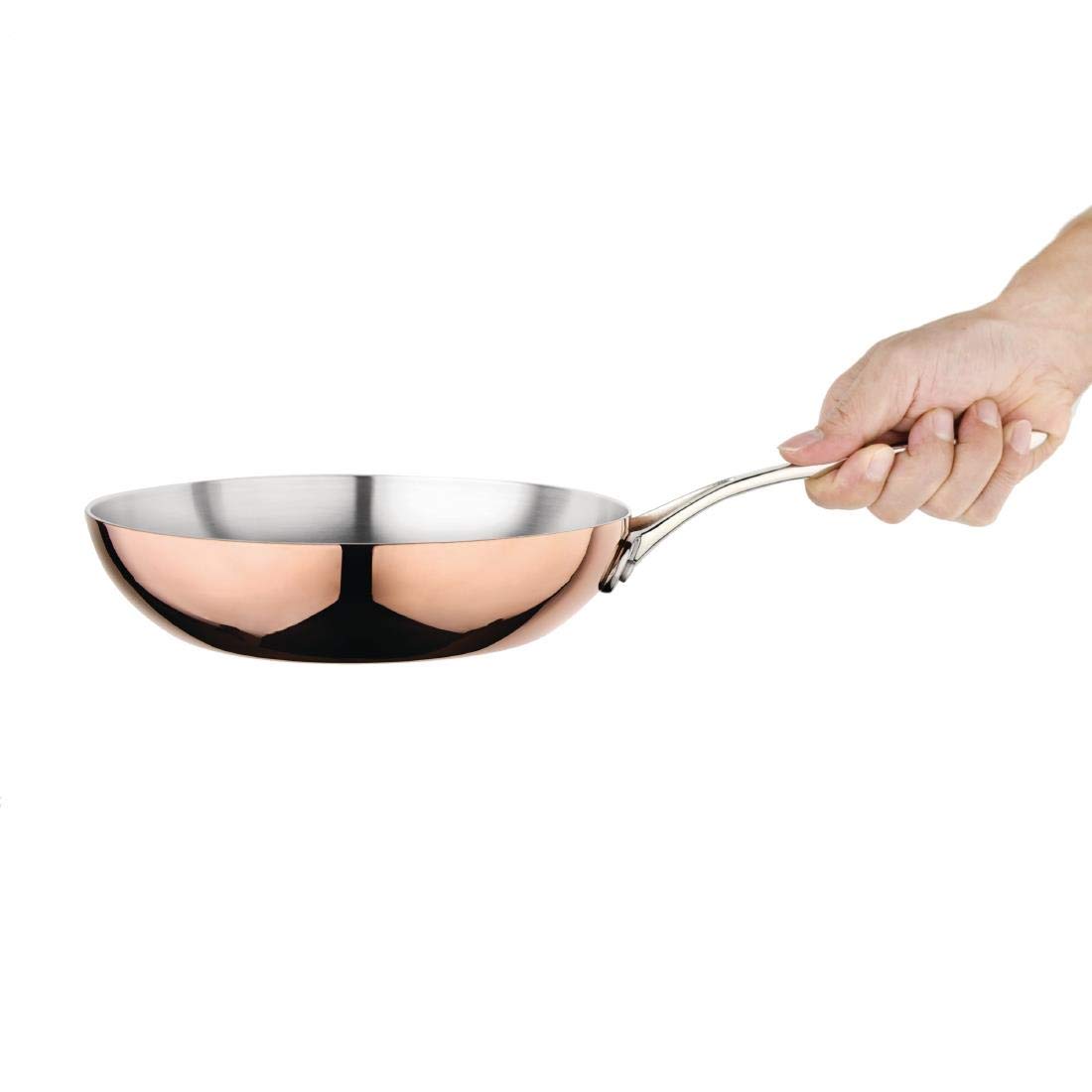 VOGUE CM678 Tri parete rame padella, 200 mm