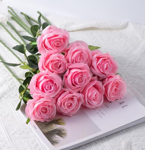 JOYHAZE 12 Pcs Artificial Roses - Image 4