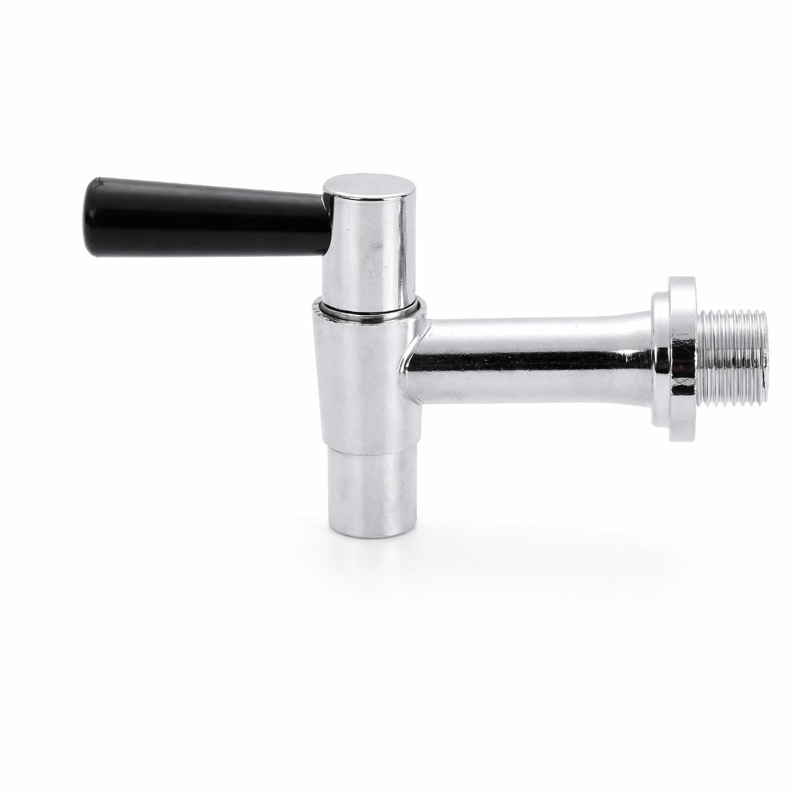 Beverage Faucet with T-Handle Stainless Stainless Water Dispenser Tap Threaded Beverage Spigot 35 Fen T-Style Steel-image-32