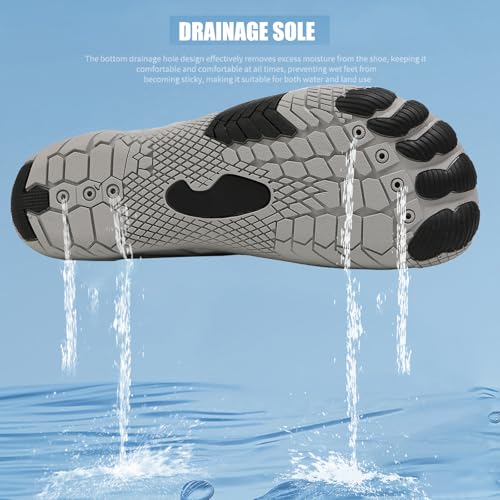 Image of Hike Barefoot Shoes Women Men Pro Water Footwear Wide Toe Box Non-Slip Unisex Athletic Outdoor Running Shoes