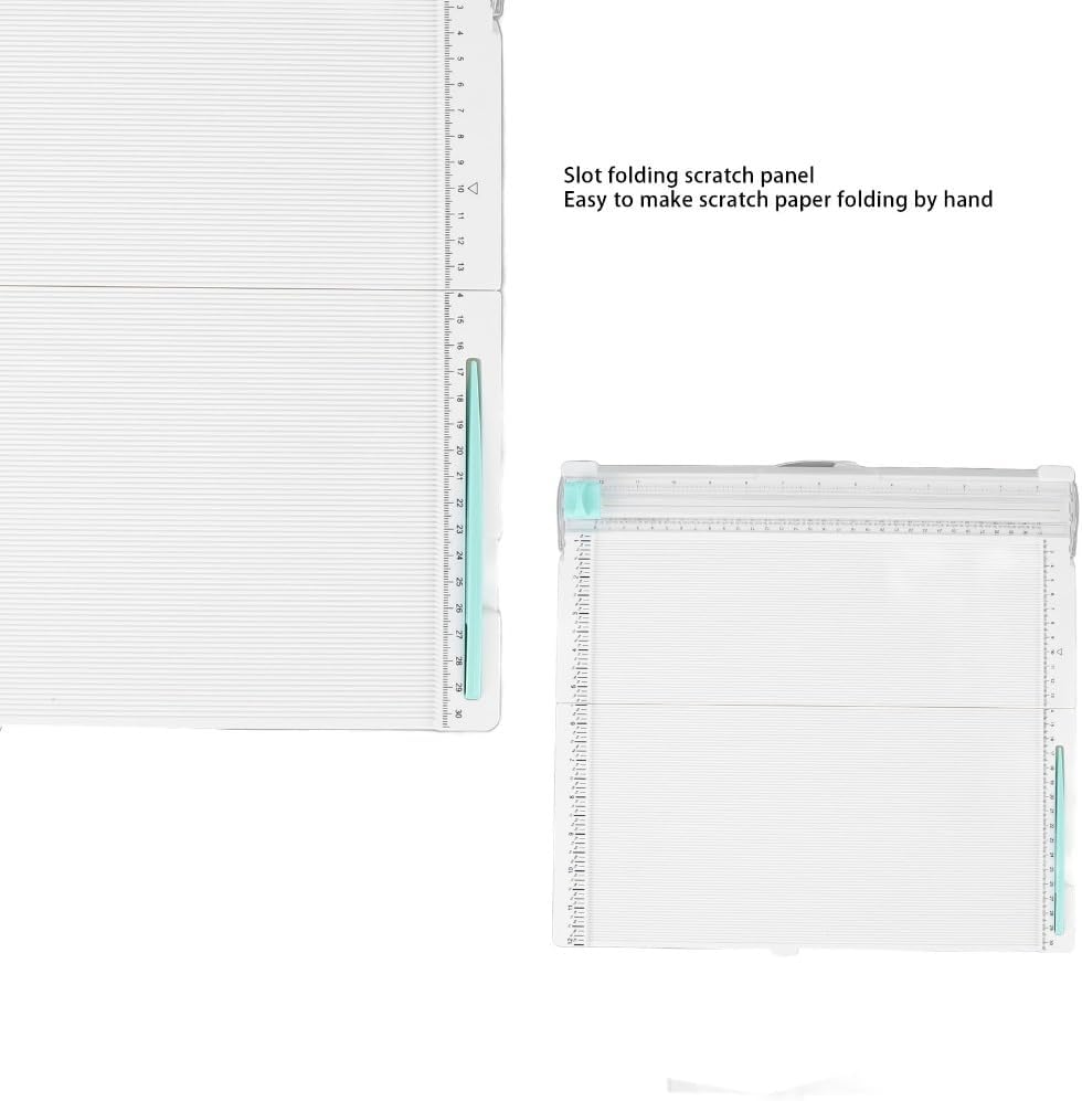 MOPFOL Paper Trimmer Scoring Board 36x34cm – Craft Paper Cutter and Folding Tool for Scrapbooking, Envelope Making, Precise Straight Cuts
