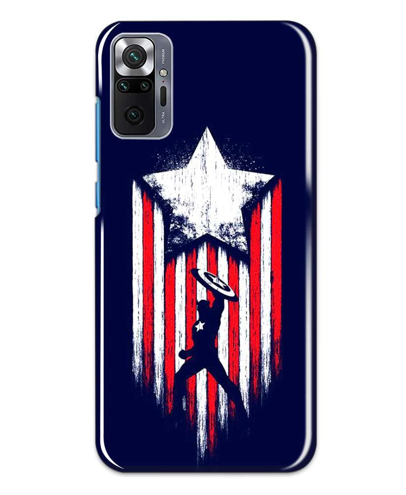 Print Guruji Capten Designer 3D Printed Back Case Cover for Redmi Note