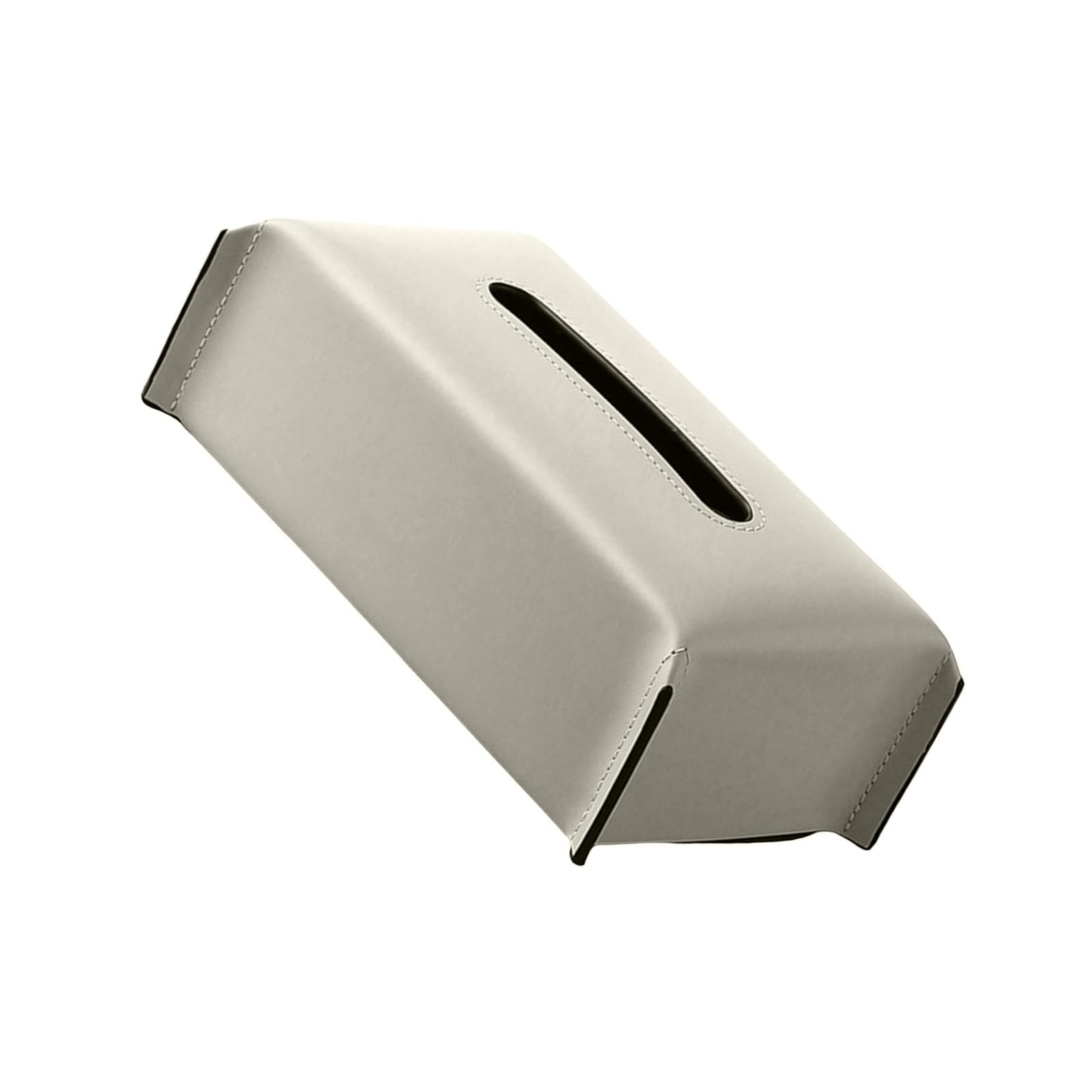 oringnat PU Leather Tissue Box Rectangular Paper Towel Container Elegant Tissues Storage Case Refillable Napkin