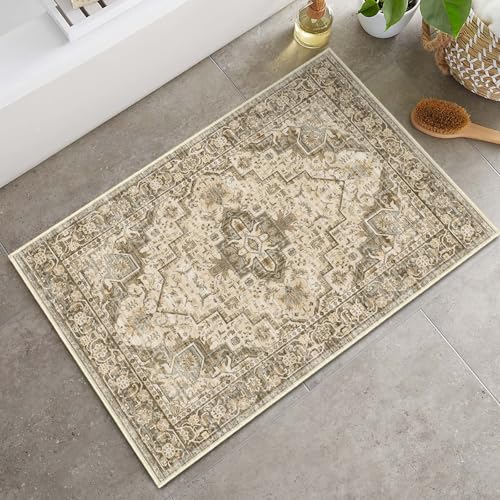 Tapete decorativo marrón 2x3 ft Fortsea miniatura 5
