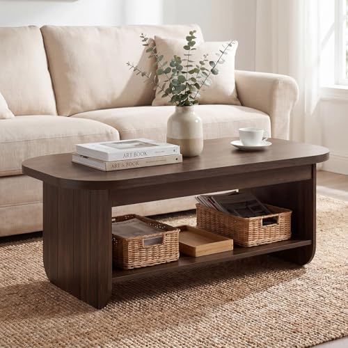Giantex Oval Coffee Table 47