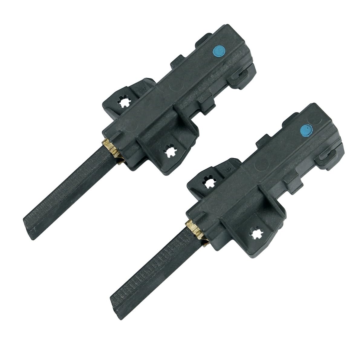 easyPART passend für BOSCH 00639025 4x Kohle Kohlebürsten Motorkohle | Waschmaschine Siemens, Je 5 mm Halter Gesamtlänge, 00628734, 1628, Kohlen, Askoll, Federn, Motor, 2paar, 2x