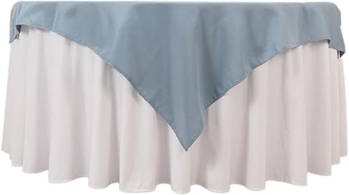 Miniatura 2 de Balsa Circle Mantel cuadrado de poliéster de 54 pulgadas color burdeos de alta calidad, para decoración de bodas, fiestas, eventos, catering,