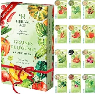 Herbal Age kit graines potager, 12 légumes variés