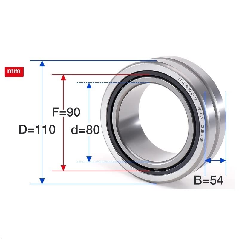 KOVNOVI 1PC Needle Roller Bearing RNA NA6916 NA6917 NA6918 NA6919 NA6920 with/Without Inner Ring Bearings (Color : RNA6916 Without Ring 90x110x54)