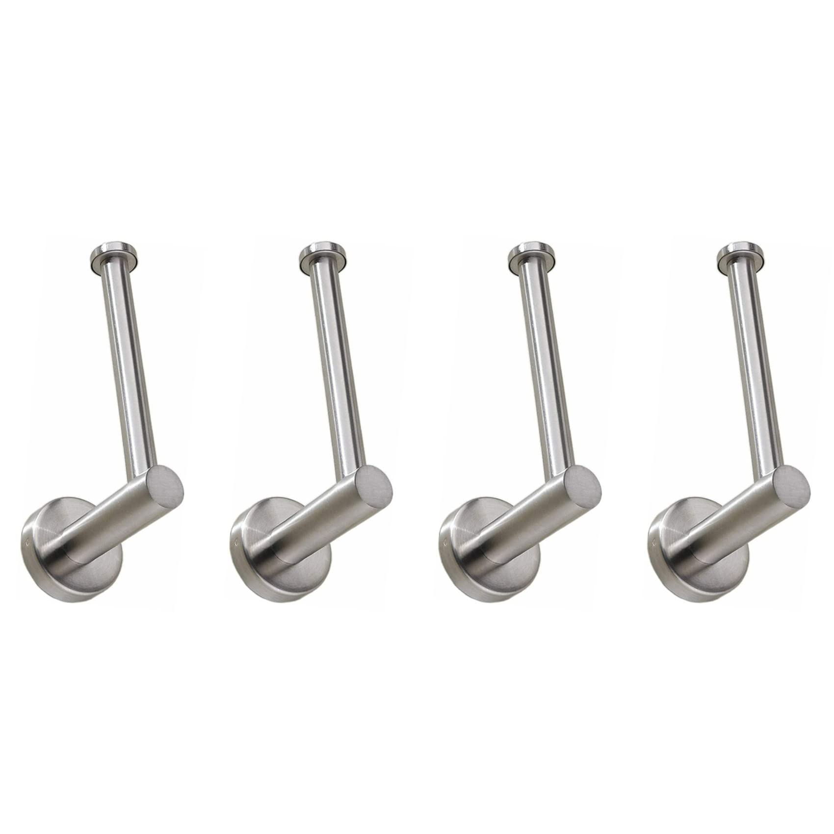 Hndhbfgrt 4X Toilet Tissue Paper Roll Holder Stainless Steel Wall Mount for Bathroom Kitchen