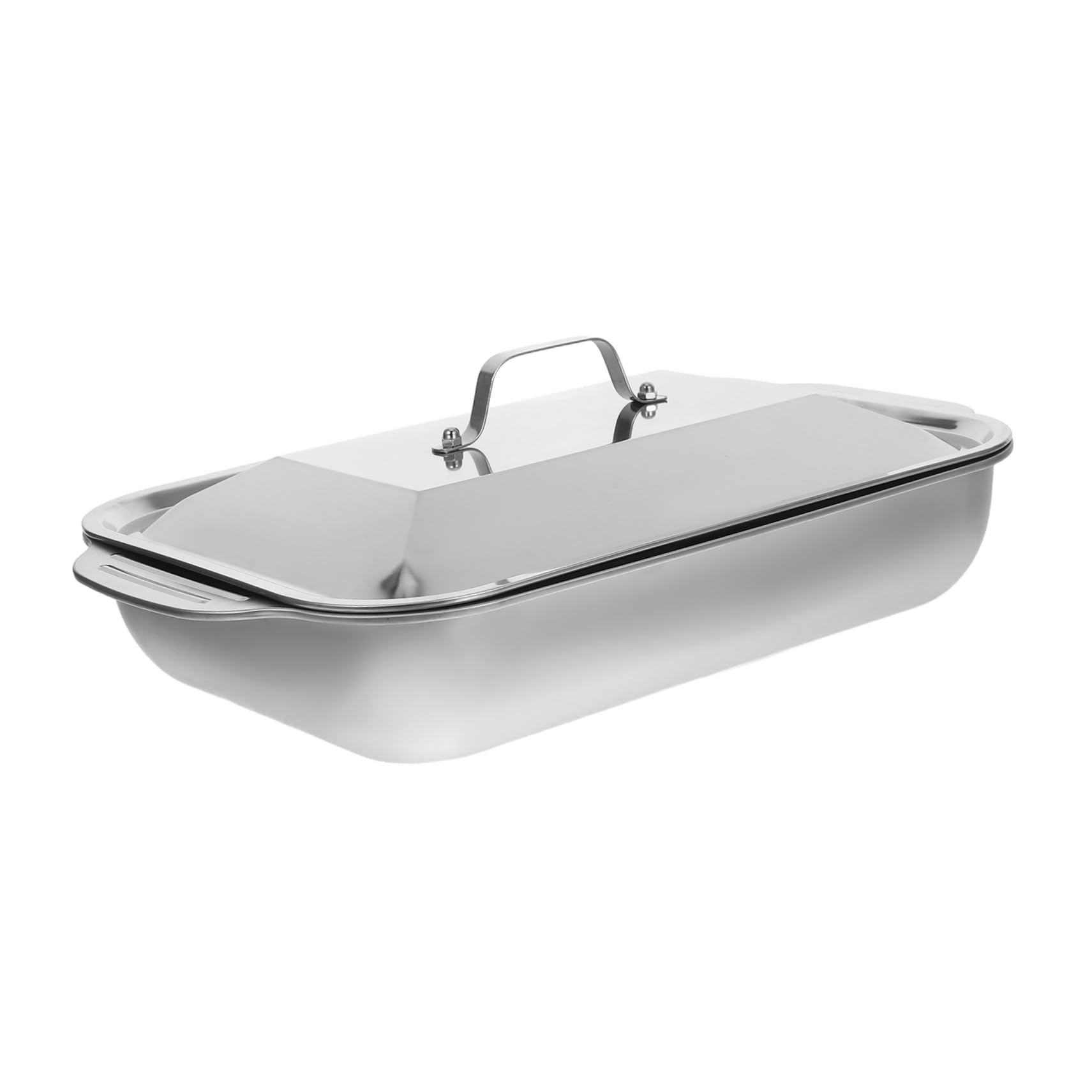 Garneck 1 Set Pirofila Profonda Rettangolare per BBQ e Facile da Design