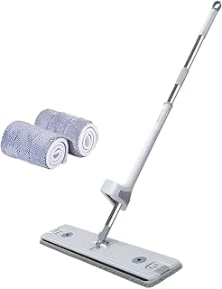 Reko Flat Mop With Total 2 Cloth Set