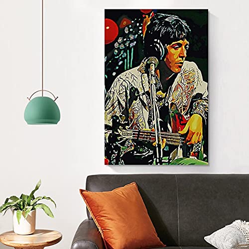 Poster sur toile The Beatles Paul McCartney – Décoration murale moderne pour chambre à coucher – 20 x 30 cm - Les Beatles, Paul McCartney, John Lennon, RIngo Starr, George Harrison Poster sur toile The Beatles Paul McCartney - Décoration murale moderne pour chambre à coucher - 20 x 30 cm – Image 5