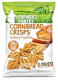 Farmer's Pantry Honey Butter Cornbread Crisps, Original, 6 Ounce (Pack of 2)