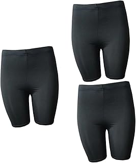 Adorainbow 3 Peças Shorts De Ginástica Skorts Shorts Lisos Sem Costura Calcinha Boyshort Vôlei Calças Curtas Stretch Shorts De Líder De Torcida Shorts Justos De Ioga Calças Curtas Fitness