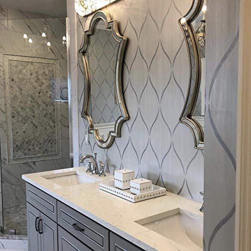 Serenity Allover Stencil - Large Stencils For Painting Walls – Try Stencils Instead Of Wallpaper – Modern Stencils For Wall Painting – Stencil Designs For Diy Home Décor - (Size Large) #TOP7