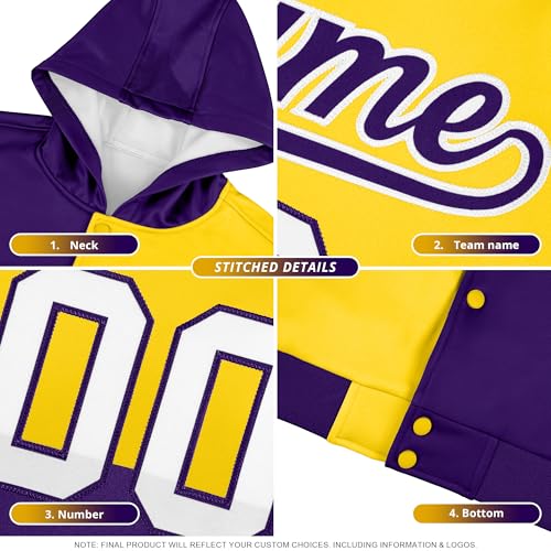 KXK Custom Baseball Hoodie Jacket Personalized Varsity Letterman Jackets Stitched Text Number for Men Women Youth4