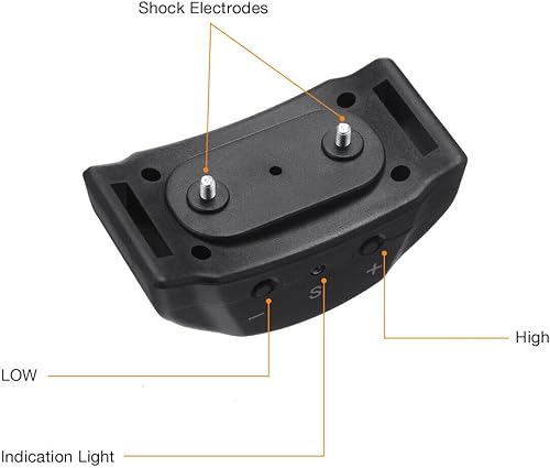 Miniatura 6 de Mascota automática anti del collar del entrenamiento del choque del perro que ladra para el pequeño perro mediano grande