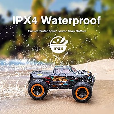 HAIBOXING RC Cars 16889، 1: 16 سيارة تحكم عن بعد للبالغين ، شاحنات RC عالية السرعة 36 كم / ساعة RTR RC Crawler 2.4G جميع التضاريس مقاومة للماء على الطرق الوعرة مع 2 هدايا للأطفال, الأولاد 8 +